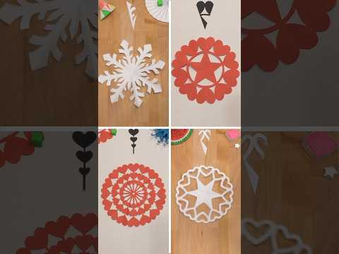 DIY BEAUTIFUL CHRISTMAS CRAFTS, 4 PAPER SNOWFLAKE | INCL ART DIY BEAUTIFUL CHRISTMAS CRAFTS, 4 PAPER SNOWFLAKE | INCL ART