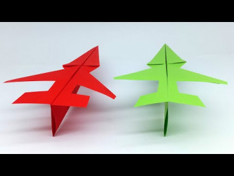 How to Fold the WORLD'S BEST Paper Airplane - Easy Fighter Jet Tutorial at Home