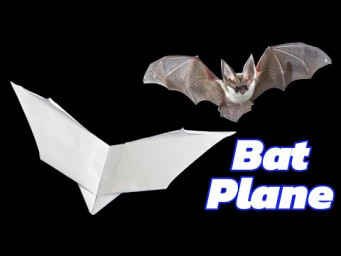 How to Make a Paper Airplane Fly Like a Bat Flapping Its Wings