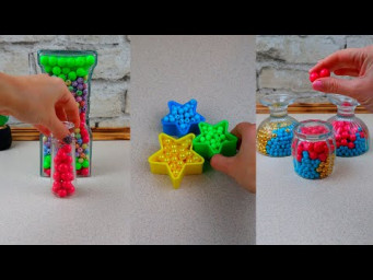 Satisfying Video Colorful Beads ⭐ Compilation Reverse Video Asmr  #6