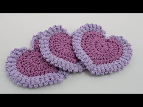 Valentine Coaster. Crochet patterns Valentine Coaster. Crochet patterns