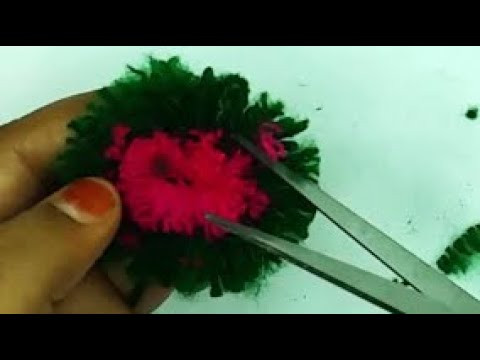 Super Easy Woolen Flower Making Tutorial For Beginners | Wool Thread Design | DIY Wool Crafts Super Easy Woolen Flower Making Tutorial For Beginners | Wool Thread Design | DIY Wool Crafts