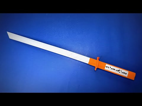 How to Make a Akame Paper Sword | Naruto DIY Crafts | Demon Slayer Sword How to Make a Akame Paper Sword | Naruto DIY Crafts | Demon Slayer Sword