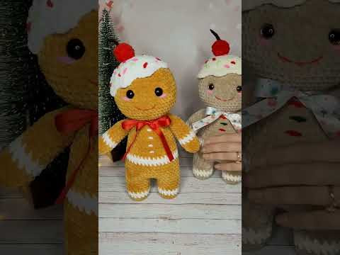 Amigurumi Gingerbread PDF Etsy shop ZIHANDMADE Amigurumi Gingerbread PDF Etsy shop ZIHANDMADE