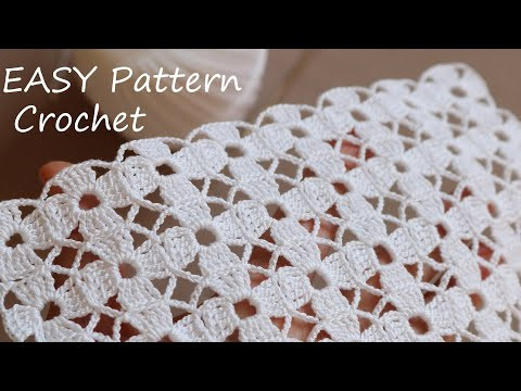 ФАВОРИТ УЗОРОВ без отрыва нити! Очень ЛЕГКОЕ ВЯЗАНИЕ КРЮЧКОМ )) EASY Pattern Crochet for beginners ФАВОРИТ УЗОРОВ без отрыва нити! Очень ЛЕГКОЕ ВЯЗАНИЕ КРЮЧКОМ )) EASY Pattern Crochet for beginners
