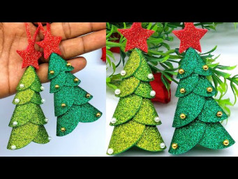 DIY Mini Christmas Tree | How to Make a Tabletop Tree (Easy Christmas Craft!)