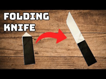 Paper Folding Knife | Paper Crafts Pocket Knife