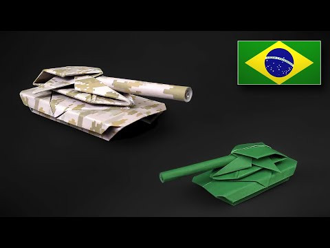 Como fazer um Tanque de Papel com uma folha A4 e sem cola Como fazer um Tanque de Papel com uma folha A4 e sem cola