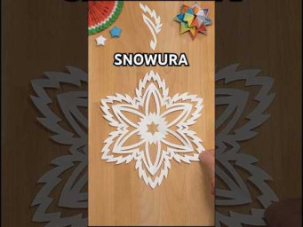 SNOWURA SNOWFLAKE CUTTING GUIDE | EASY CHRISTMAS DIY PAPERCRAFT ❄ INCLART