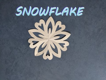 Красивая снежинка из бумаги своими руками | Christmas paper snowflake | スノーフレーク折り紙