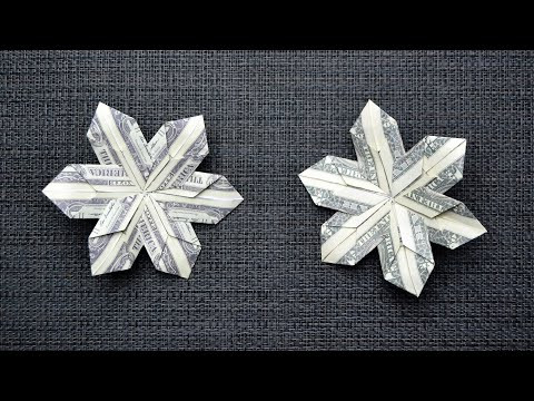 My MONEY FLOWER | Simple Modular Dollar Origami | Tutorial DIY by NProkuda