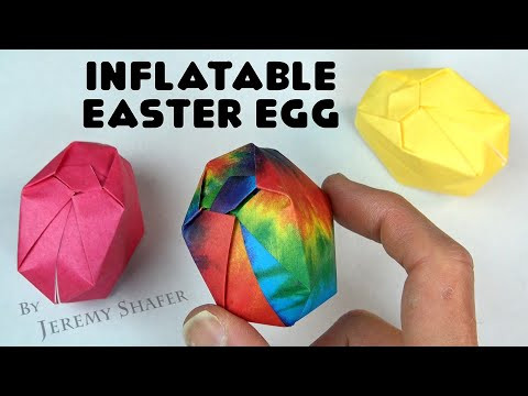 Inflatable Easter Egg - Pure Origami Inflatable Easter Egg - Pure Origami