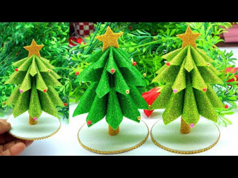 Beautiful Paper Christmas Tree &ndash; Easy DIY Paper Tree Making Tutorial at Home | Christmas Decoration