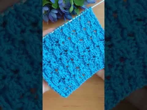 Красивый ажурный узор спицами для туники, маечки, кофточки. Красивый ажурный узор спицами для туники, маечки, кофточки.