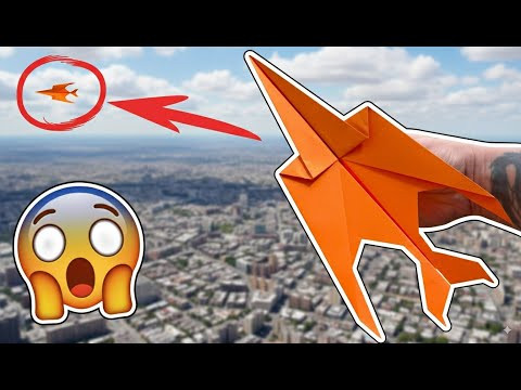 World Record Attempt! How to Make a Paper Airplane Easy That Flies Over 1000 Feet