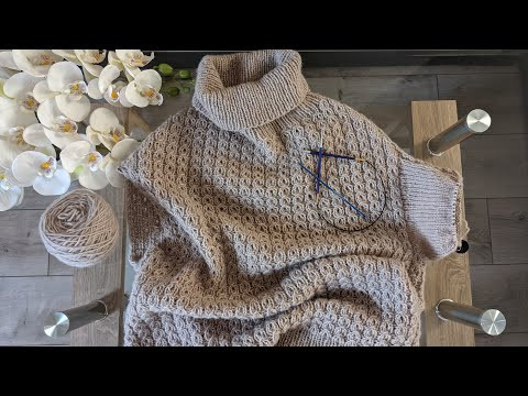 Свитер спицами. Реглан - погон. Часть 3. Рукава. Свитер спицами. Реглан - погон. Часть 3. Рукава.