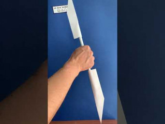 Paper Ninja Double Sword | Paper Double Sided Ninja Knife #shorts