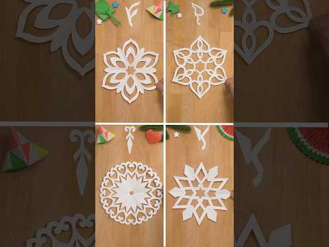 4 EASY CRAFTING SNOWFLAKE TUTORIAL | HOW TO MAKE A SNOWFLAKE OUT OF PAPER ❄ INCLART #cristmasdecor 4 EASY CRAFTING SNOWFLAKE TUTORIAL | HOW TO MAKE A SNOWFLAKE OUT OF PAPER ❄ INCLART #cristmasdecor