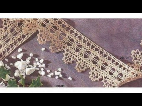 Нежная Красивая кайма ВЯЗАНИЕ КРЮЧКОМ Кружево CROCHET lace KNİTTİNG PATTERNS Нежная Красивая кайма ВЯЗАНИЕ КРЮЧКОМ Кружево CROCHET lace KNİTTİNG PATTERNS