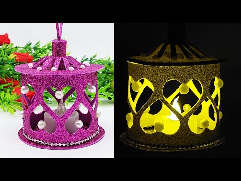 Easy Paper Lamp Making at Home - Paper Lantern Tutorial Very Easy - DIY Festival Decoration Ideas Easy Paper Lamp Making at Home - Paper Lantern Tutorial Very Easy - DIY Festival Decoration Ideas