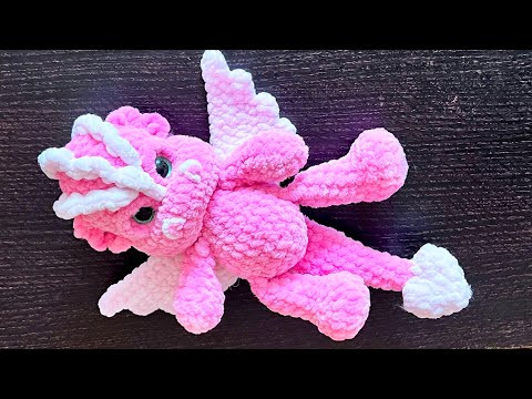 Маленький дракончик крючком // мастер-класс // часть 2 Маленький дракончик крючком // мастер-класс // часть 2