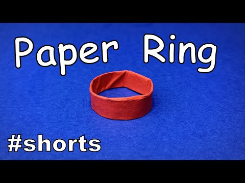 How to Make a Paper Rings | Origami Ring | Easy Origami ART #shorts How to Make a Paper Rings | Origami Ring | Easy Origami ART #shorts