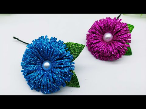 Designer foam flowers || Foam Crafts || corner flowers || Foamiran Flowers || DIY Room Decor Designer foam flowers || Foam Crafts || corner flowers || Foamiran Flowers || DIY Room Decor