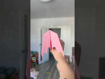 Threw a Paper Plane 301 ft&hellip; Felt Like Elon for 6 Seconds #origami #diy #airplane #paperplane