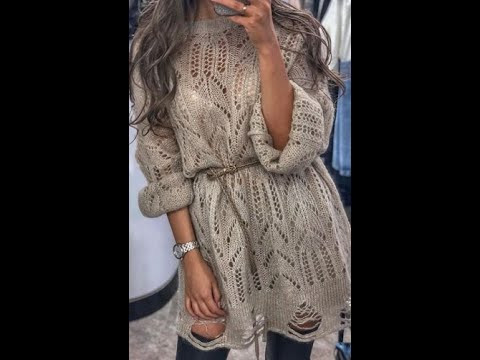 РОСКОШНЫЙ (удлинённый)ДЖЕМПЕР спицами. Мастер класс. РОСКОШНЫЙ (удлинённый)ДЖЕМПЕР спицами. Мастер класс.
