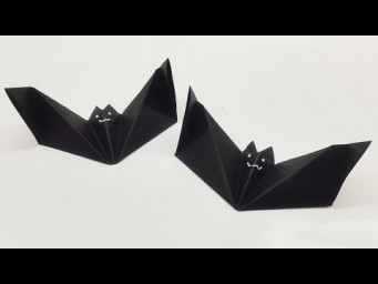 Origami Halloween Bat 