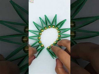 Christmas Wreath - Mini Christmas Wreath Making Easy Tutorial at Home #shorts #short