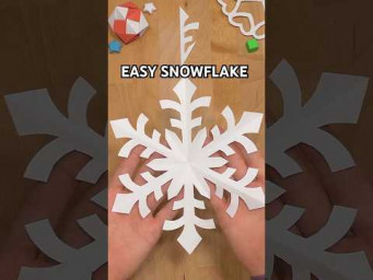 PAPER SNOWFLAKE INSTRUCTIONS INCL ART | HOW TO MAKE PAPER SNOWFLAKE STEP BY STEP