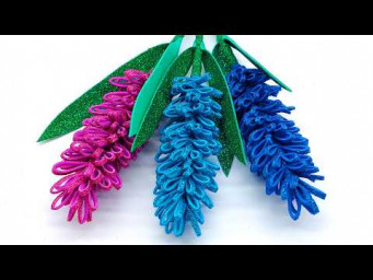 DIY Lavender Flower: Easy Paper Craft Tutorial Step by Step
