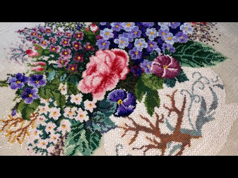 Вишита робота "Victorian Flower Symphony" від Chatelaine Design та новий процес.