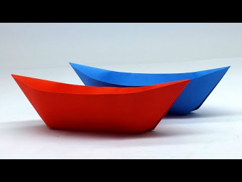 How to Make Paper Boat - Easy Origami Boat Making at Home - DIY Paper Crafts