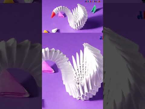 Amazing 3D Paper Swan! Amazing 3D Paper Swan!