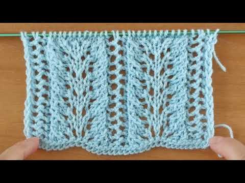 Нежный ажур спицами для Вашей блузы, туники,маечки, топа.