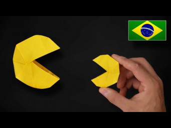 Origami Pac-Man - Instru&ccedil;&otilde;es em Portugu&ecirc;s BR