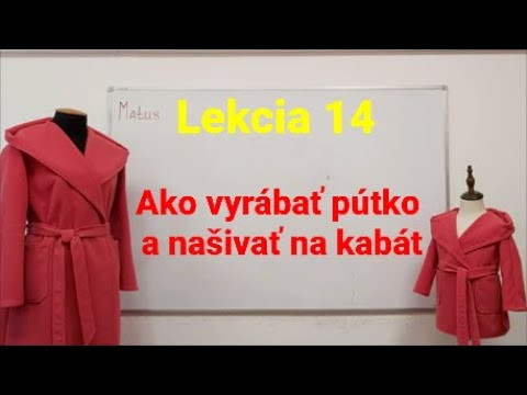 Ako vyrábať putko a našívať na kabát Ako vyrábať putko a našívať na kabát