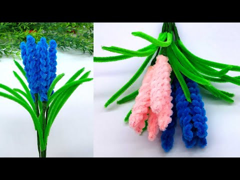 Beautiful Lavender Flower Making at Home Beautiful Lavender Flower Making at Home