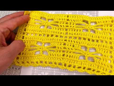 РАЗБОР узора по СХЕМЕ , вязание КРЮЧКОМ , crochet beautiful pattern ( узор № 424) РАЗБОР узора по СХЕМЕ , вязание КРЮЧКОМ , crochet beautiful pattern ( узор № 424)
