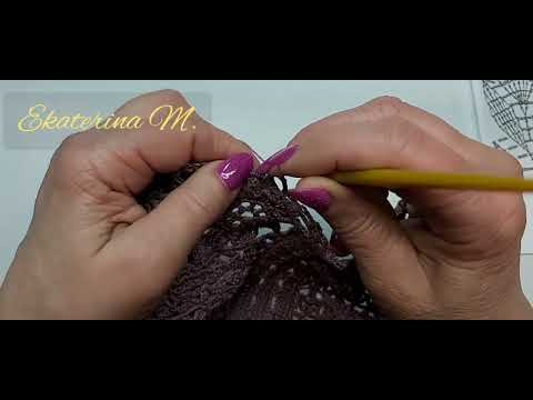 Ажурная блузка крючком. Вяжу кайму. Часть 1. Какая красота получается! Ажурная блузка крючком. Вяжу кайму. Часть 1. Какая красота получается!