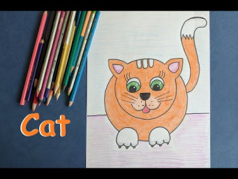 Как нарисовать кота | How to Draw a Cat | Easy Drawings