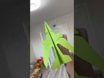 Paper Plane World Record &ndash; 135 Feet Indoor Distance Challenge #diy #airplane #origami