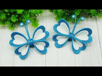 DIY Butterfly | Room Decorations Ideas with Butterflies | Eva Foam Butterfly Making