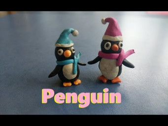 Как слепить пингвина из пластилина | How to make a plasticine penguin