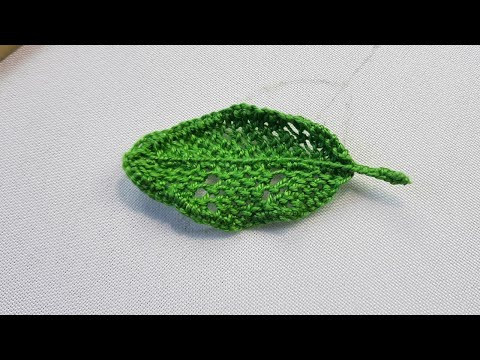 How to Embroider a Leaf | Stumpwork | Detached Stitch | leaf stitch How to Embroider a Leaf | Stumpwork | Detached Stitch | leaf stitch