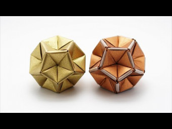 ORIGAMI EXCAVATED DODECAHEDRON (Jo Nakashima)