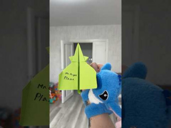POV: Stitch&rsquo;s Plane Went So Far It Needed a Passport #origami #airplane #diy #stitch