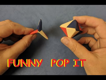 Easy Origami Pop It Fidgets | Игрушка оригами | Antistress | Funny Moving PAPER TOYS